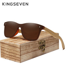 Load image into Gallery viewer, KINGSEVEN Sunglasses brown